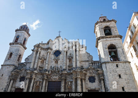 Cattedrale di San Cristoforo di Havana, Cuba Foto Stock