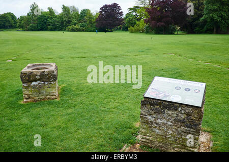 Ex Sito di San St Mary's Abbey Cirencester Gloucestershire REGNO UNITO Foto Stock