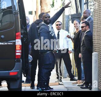 Cebrities all'ABC studios per loro la nastratura per late-night talk show 'Jimmy Kimmel Live!" dotate di: Rick Ross dove: Los Angeles, California, Stati Uniti quando: 26 Nov 2014 Credit: WENN.com Foto Stock