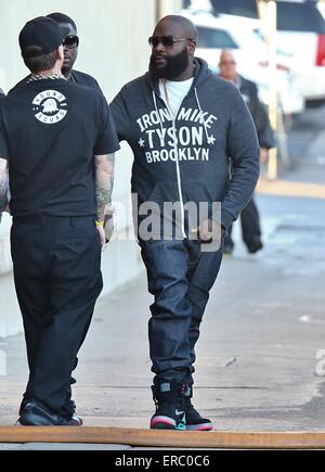 Cebrities all'ABC studios per loro la nastratura per late-night talk show 'Jimmy Kimmel Live!" dotate di: Rick Ross dove: Los Angeles, California, Stati Uniti quando: 26 Nov 2014 Credit: WENN.com Foto Stock