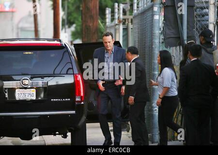 Cebrities all'ABC studios per loro la nastratura per late-night talk show 'Jimmy Kimmel Live!' dotata di: Vince Vaughn dove: Los Angeles, California, Stati Uniti quando: 26 Nov 2014 Credit: WENN.com Foto Stock