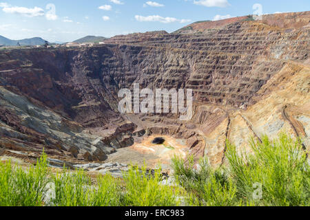 Miniera di rame, Bisbee, Arizona, Stati Uniti d'America Foto Stock