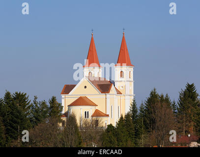 Chiesa di pellegrinaggio Maria Schnee, Kaltenberg, Bucklige Welt, quartiere industriale, Austria Inferiore, Austria Foto Stock