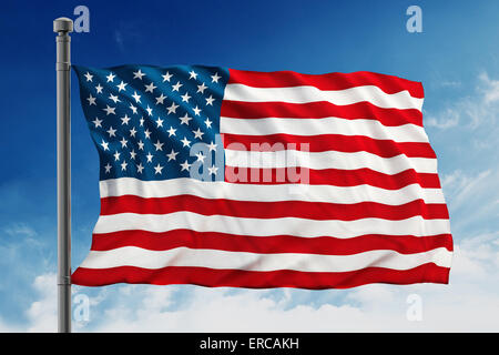 Stati Uniti d'America bandiera Foto Stock