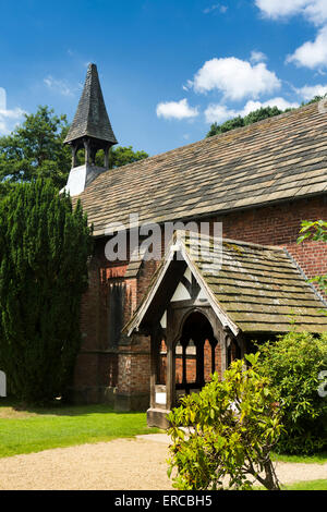 Regno Unito, Inghilterra, Cheshire, Styal, Norcliffe cappella, Chiesa Unitaria Foto Stock