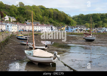 Abbassare Fishguard, Pembrokeshire Wales Foto Stock