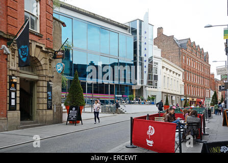 Broad Street, Nottingham. In Inghilterra. Foto Stock