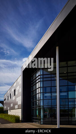 Burnley Sixth Form College di segno e il Uclan logo logo UK Gran Bretagna British Regno Unito Europa isola Europea Englan Foto Stock