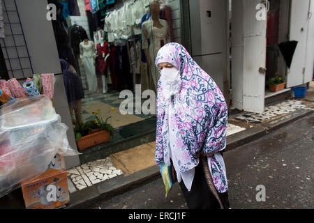 Tradizionalmente condita le Donne di Algeri, Algeria Foto Stock