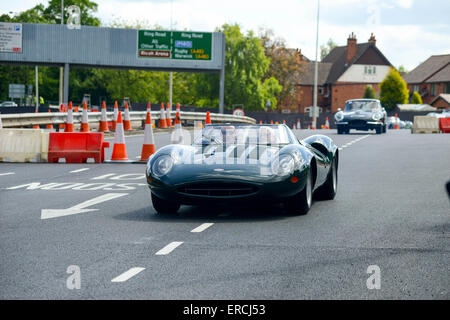 Coventry, West Midlands, Regno Unito, 31 maggio 2015. La 2a Coventry MotoFest ha avuto luogo nel corso del weekend di 30-31maggio 2015. La città di anello interno-strada era chiusa e le auto sportive eseguita parade giri ed esibizioni di drifting. Credito: Jamie grigio/Alamy Live News Foto Stock