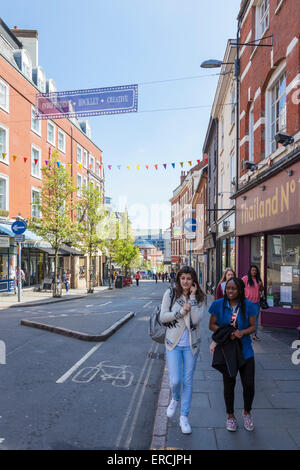 Il quartiere creativo, Hockley, Nottingham, Inghilterra, Regno Unito Foto Stock