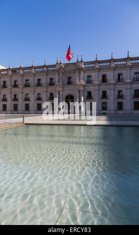 Palacio de la Moneda (moneta Palace), Santiago del Cile Foto Stock