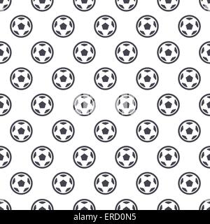 Pallone da calcio sfondo senza giunture Illustrazione Vettoriale