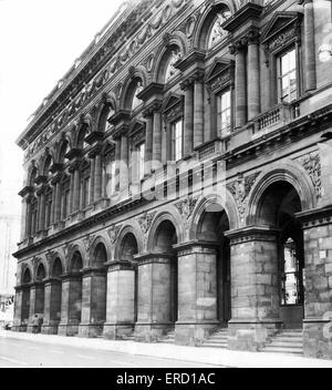 Vista esterna del Free Trade Hall edificio in Peter Street, 1972. Foto Stock