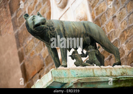 Romolo Remo statua Foto Stock