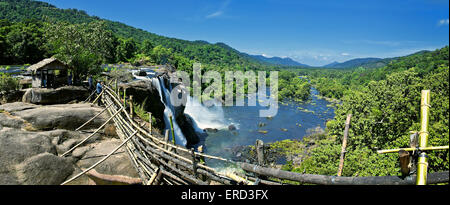 Cascate di Athirapally, Kerala, India Foto Stock