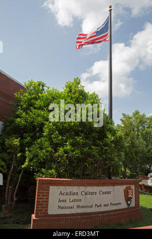 Eunice, Louisiana - Il Parco nazionale del servizio Prairie Acadian Cultural Center, una unità di Jean Lafitte National Historical Park Foto Stock