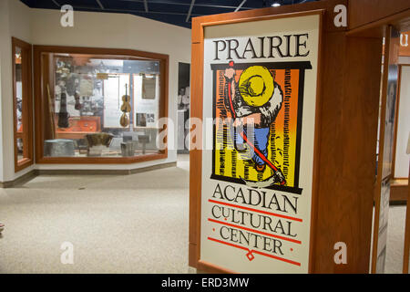 Eunice, Louisiana - Il Parco nazionale del servizio Prairie Acadian Cultural Center, una unità di Jean Lafitte National Historical Park Foto Stock