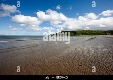 Carnlough beach County Antrim Irlanda del Nord Regno Unito Foto Stock