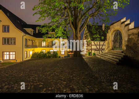 Serata di Allschwil-villaggio, canton Basel-Country, Svizzera. Foto Stock