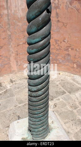 Colonna di serpente ad Istanbul in Turchia Foto Stock