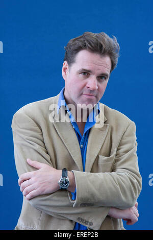 Niall Ferguson, Glasgow nato lo storico e professore di storia presso la Harvard a Edinburgh Book Festival 2010, Edimburgo, Foto Stock