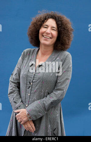 Francesca Simon, Anglo American autore del popolare orride Henry serie di libri per bambini, frequentando il libro di Edimburgo Foto Stock