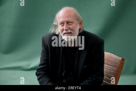 Lazlo Krasznahorkai. A Edinburgh International Book Festival 2011. Autore ungherese: 5 gennaio 1954 - . Foto Stock