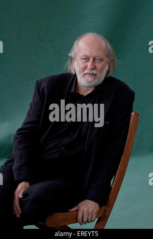 Lazlo Krasznahorkai. A Edinburgh International Book Festival 2011. Autore ungherese: 5 gennaio 1954 - . Foto Stock