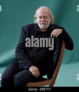 Lazlo Krasznahorkai. A Edinburgh International Book Festival 2011. Autore ungherese: 5 gennaio 1954 - . Foto Stock