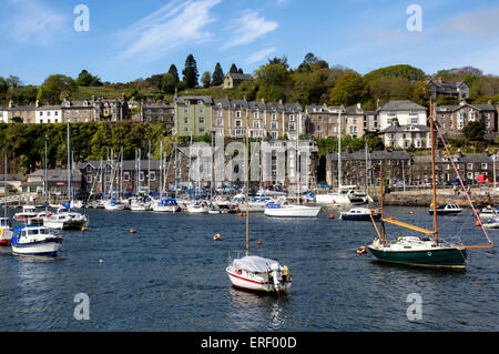 Porthmadog Harbour, Gwynedd, il Galles del Nord Foto Stock