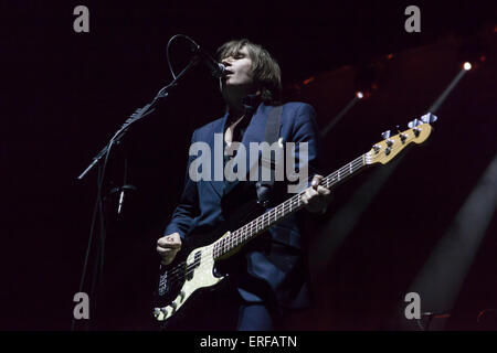 24/1/14 Glasgow REGNO UNITO . Del Amitri , Scottish band alternative rock, eseguito la loro reunion gig idro Glasgow. Formato Glasgow Foto Stock