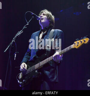 24/1/14 Glasgow REGNO UNITO . Del Amitri , Scottish band alternative rock, eseguito la loro reunion gig idro Glasgow. Formato Glasgow Foto Stock