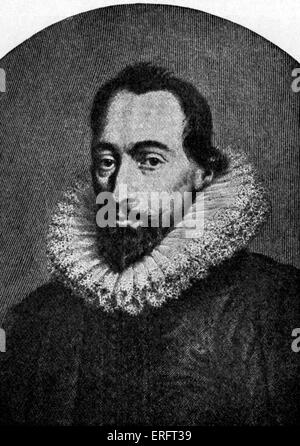 Francis Walsingham: 'Spymaster' della Regina Elisabetta I d'Inghilterra, c 1532 - 6 aprile 1590. Dopo un ritratto da Zuccero. Foto Stock