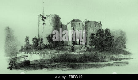 La Torre di Clifford fu distrutta nel 1190 quando la torre di legno di York Castello fu l'ultimo rifugio di 150 ebrei residenti in Foto Stock