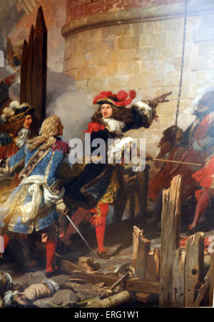 Valenciennes pris d'Assaut da Roi Louis XIV 17 Mai 1677 Foto Stock