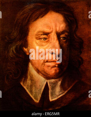 Oliver Cromwell, inglese militare e leader politico, coinvolti nella realizzazione di Inghilterra un repubblicano Commonwealth, signore Protector di Foto Stock