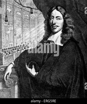 Johan de Witt, da una incisione di Lambert Visher. Tra le principali statisti europei del xvii secolo. Come consigliere Foto Stock