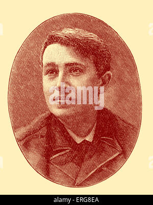 Thomas Edison - ritratto. Prolifico inventore americano, scienziato e imprenditore, 11 Febbraio 1847 - 18 ottobre 1931. Foto Stock