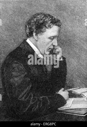 Lewis Carroll, ritratto. British autore: b. Gennaio 1832 - d. Gennaio 1898 Foto Stock