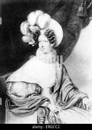 Maria Luigia, duchessa di Parma (1791 - 1847). La seconda moglie di Napoleone I. Da un ritratto. Foto Stock