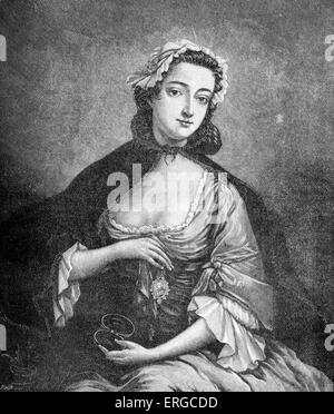 Flora MacDonald - ritratto dopo J. Markluin, 1747. FM ha aiutato Prince Charlie (Bonnie Prince Charlie; Charles Edward Stuart) Foto Stock