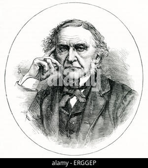 Sir William Ewart Gladstone (1809-1898). Statista britannico e il primo ministro. Foto Stock