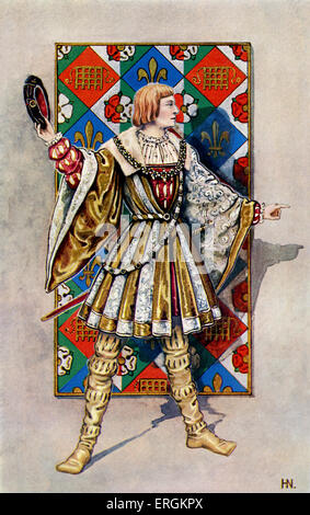 Il re Enrico VIII (1491 - 1547) presso il campo del panno di oro nel 1520 - il fallito incontro che ha avuto luogo nel giugno 1520 Foto Stock