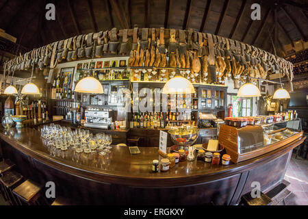 Casa Santa María , Ristorante, Bar, Betancuria, Fuerteventura, Isole Canarie, Spagna Foto Stock