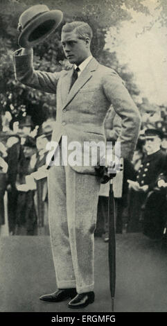 Prince Edward/ il Principe del Galles (1894-1972) a Perth, Austrailia, Giugno 1920. Foto Stock