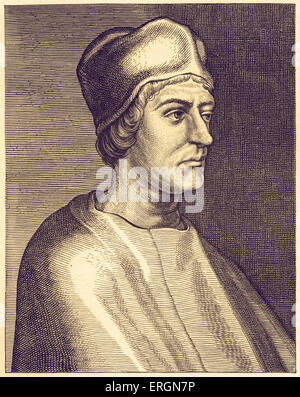 John Colet (1467-1519) è stato un teologo inglese e decano della cattedrale di San Paolo. Foto Stock