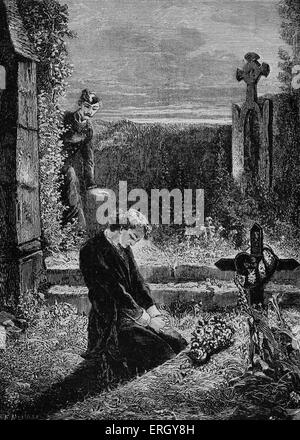 Les Miserables di Victor Hugo. Pubblicato per la prima volta 1862. Illustrazione originale da Emile Bayard. La didascalia recita: Marius. (Da Foto Stock