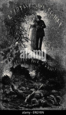 Les Miserables di Victor Hugo. Pubblicato per la prima volta 1862. Illustrazione originale da Emile Bayard. La didascalia recita: idillio e la Foto Stock