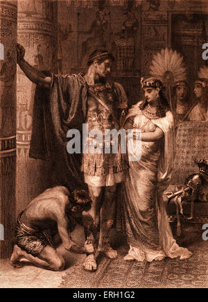 William Shakespeare 's giocare 'Marcantonio e Cleopatra' (atto III, scena 11). "Antony: 'Non è caduta una lacrima, dico; uno di loro tassi. Foto Stock